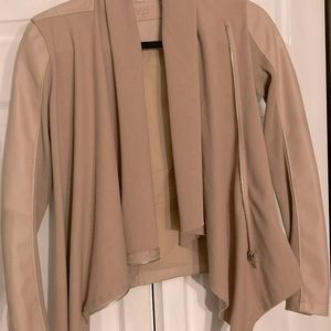 Blank nyc faux leather wrap with zipper